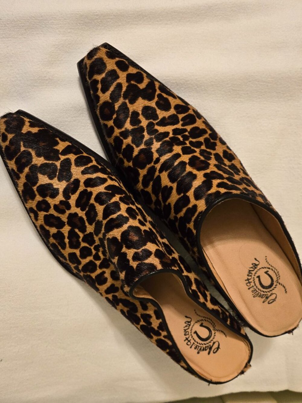 Charlie 1 Horse leopard calf hair western, cowboy mules 10
